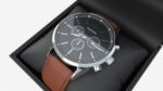 Wristwatch with Leather Strap in box 02