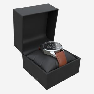 Wristwatch with Leather Strap in box 02