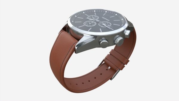 Wristwatch with Leather Strap in box 02