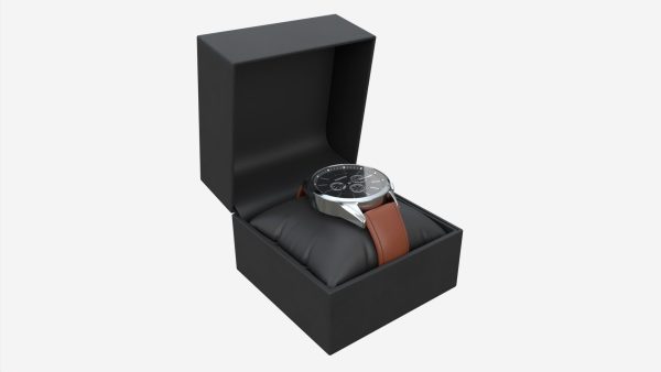 Wristwatch with Leather Strap in box 02