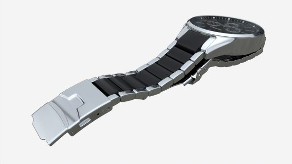 Wristwatch with Steel Bracelet 02