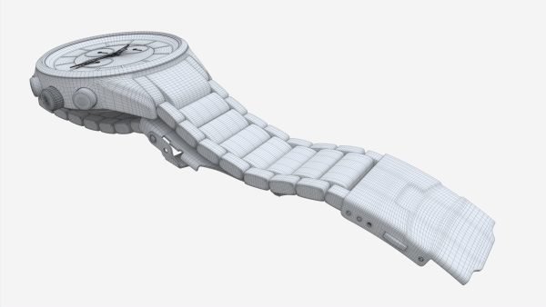 Wristwatch with Steel Bracelet 02