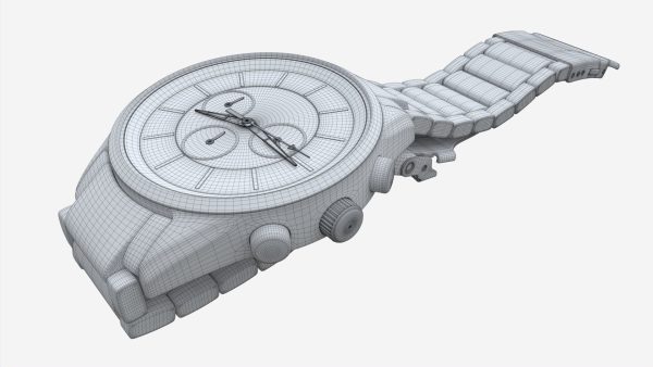 Wristwatch with Steel Bracelet 02