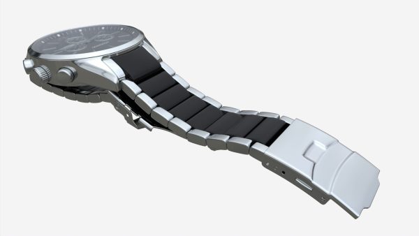 Wristwatch with Steel Bracelet 02