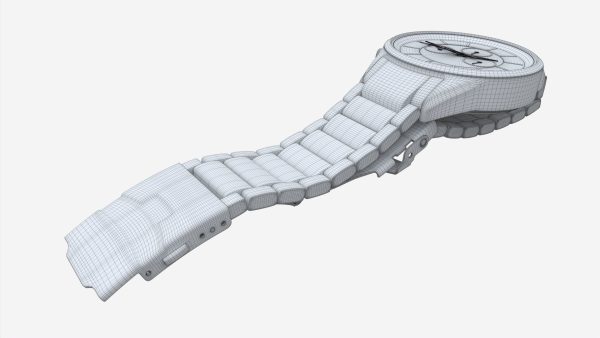 Wristwatch with Steel Bracelet 02