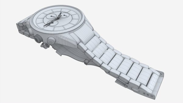 Wristwatch with Steel Bracelet 03