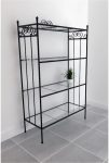 wrought iron shelf