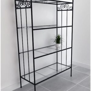 wrought iron shelf