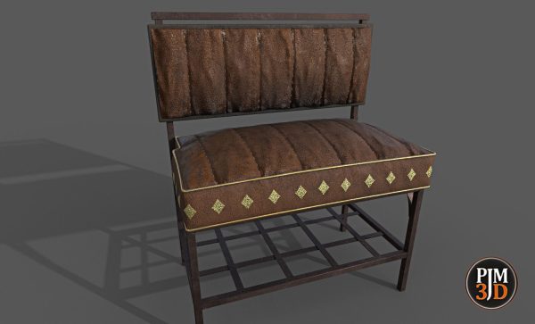 Wrought iron sofa Version 2