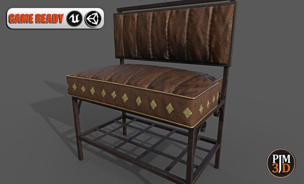 Wrought iron sofa Version 2