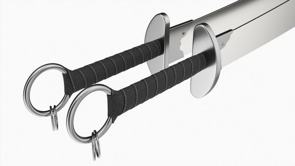 Wushu double broadswords