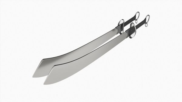 Wushu double broadswords