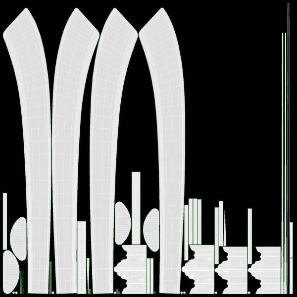 Wushu double broadswords