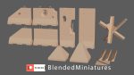 WW2 Terrain  bundle container barrel barricade