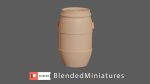 WW2 Terrain  bundle container barrel barricade