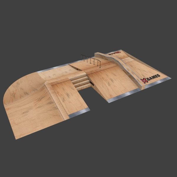 X-Games street Skate park ramps for BMX or skating
