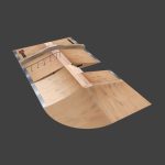 X-Games street Skate park ramps for BMX or skating