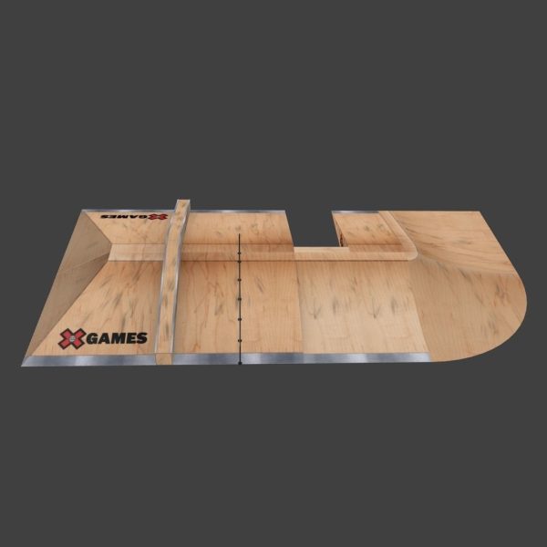 X-Games street Skate park ramps for BMX or skating