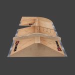 X-Games street Skate park ramps for BMX or skating