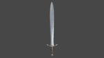 Xyphos sword with Excalibur handle