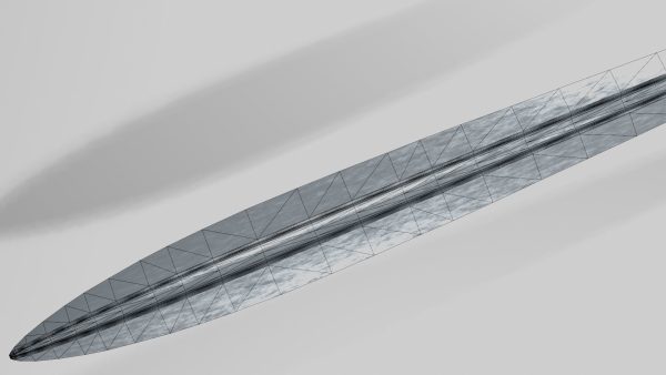 Xyphos sword with Flamberge handle