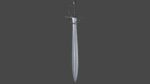 Xyphos sword with Flamberge handle