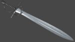 Xyphos sword with Flamberge handle