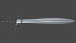 Xyphos sword with Flamberge handle