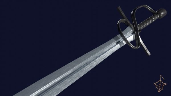 Xyphos sword with Flamberge handle