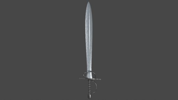 Xyphos sword with Flamberge handle