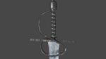 Xyphos sword with Flamberge handle
