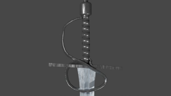 Xyphos sword with Flamberge handle