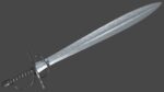 Xyphos sword with Flamberge handle