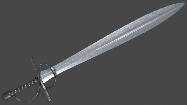 Xyphos sword with Flamberge handle