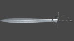 Xyphos sword with Flamberge handle