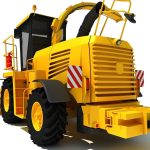 Yellow Forage Harvester