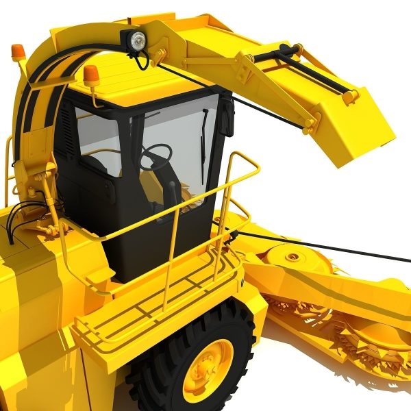 Yellow Forage Harvester