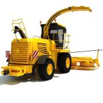 Yellow Forage Harvester