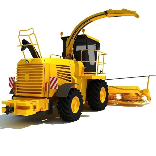 Yellow Forage Harvester