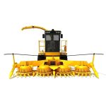 Yellow Forage Harvester