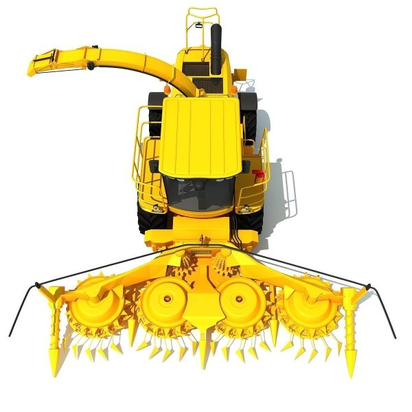 Yellow Forage Harvester