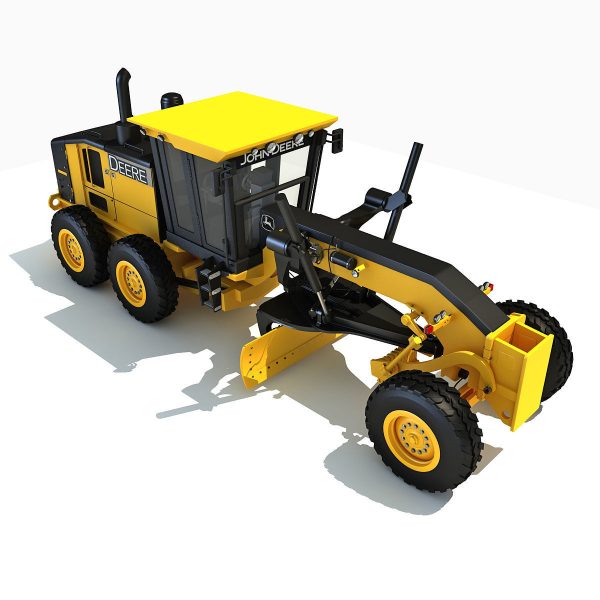 Yellow John Deere Grader