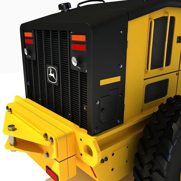 Yellow John Deere Grader