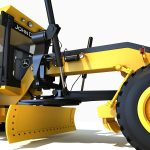 Yellow John Deere Grader