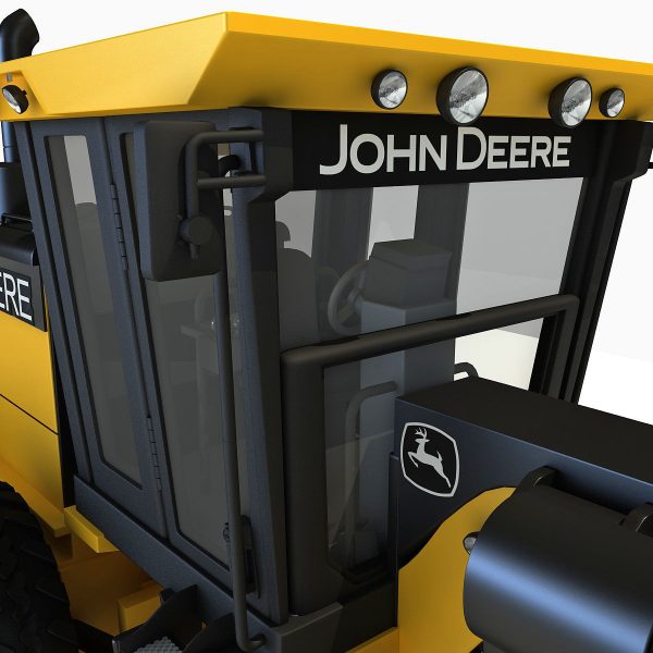 Yellow John Deere Grader