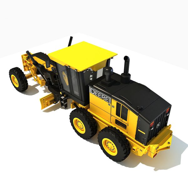 Yellow John Deere Grader