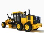 Yellow John Deere Grader