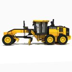 Yellow John Deere Grader
