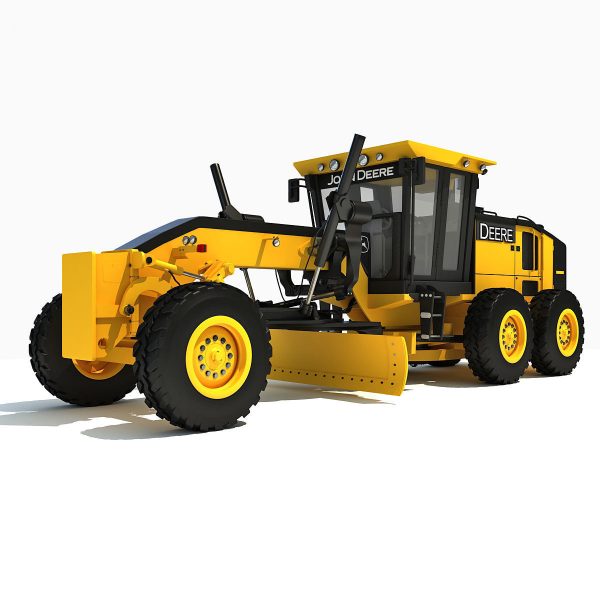 Yellow John Deere Grader