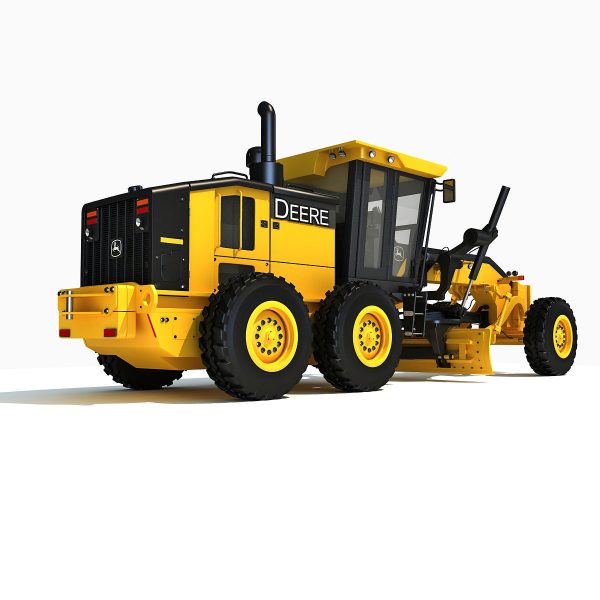 Yellow John Deere Grader